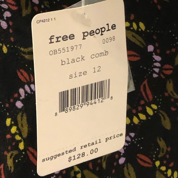 Free People Virginia Split Sleeve Printed Romper - Picture 7 of 8